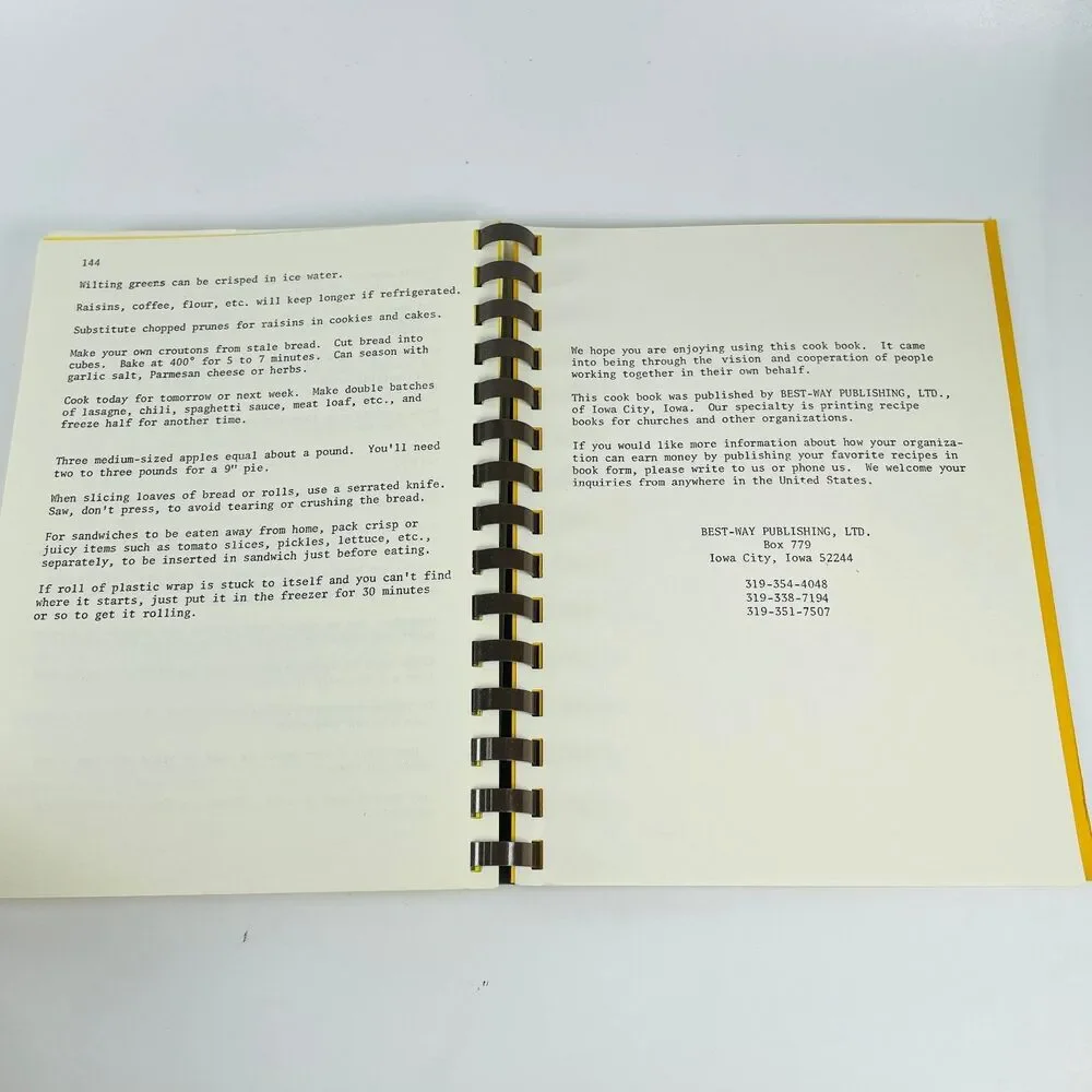 Home on the Range Cookbook  1980s Spiral Bound MADD Donation Omaha NE